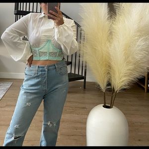 Vintage Lace Underbust Bustier